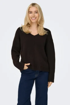 camisola com gola em V