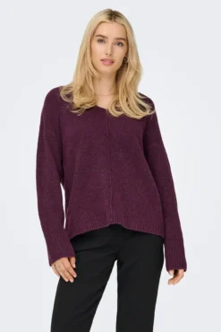 camisola com gola em V