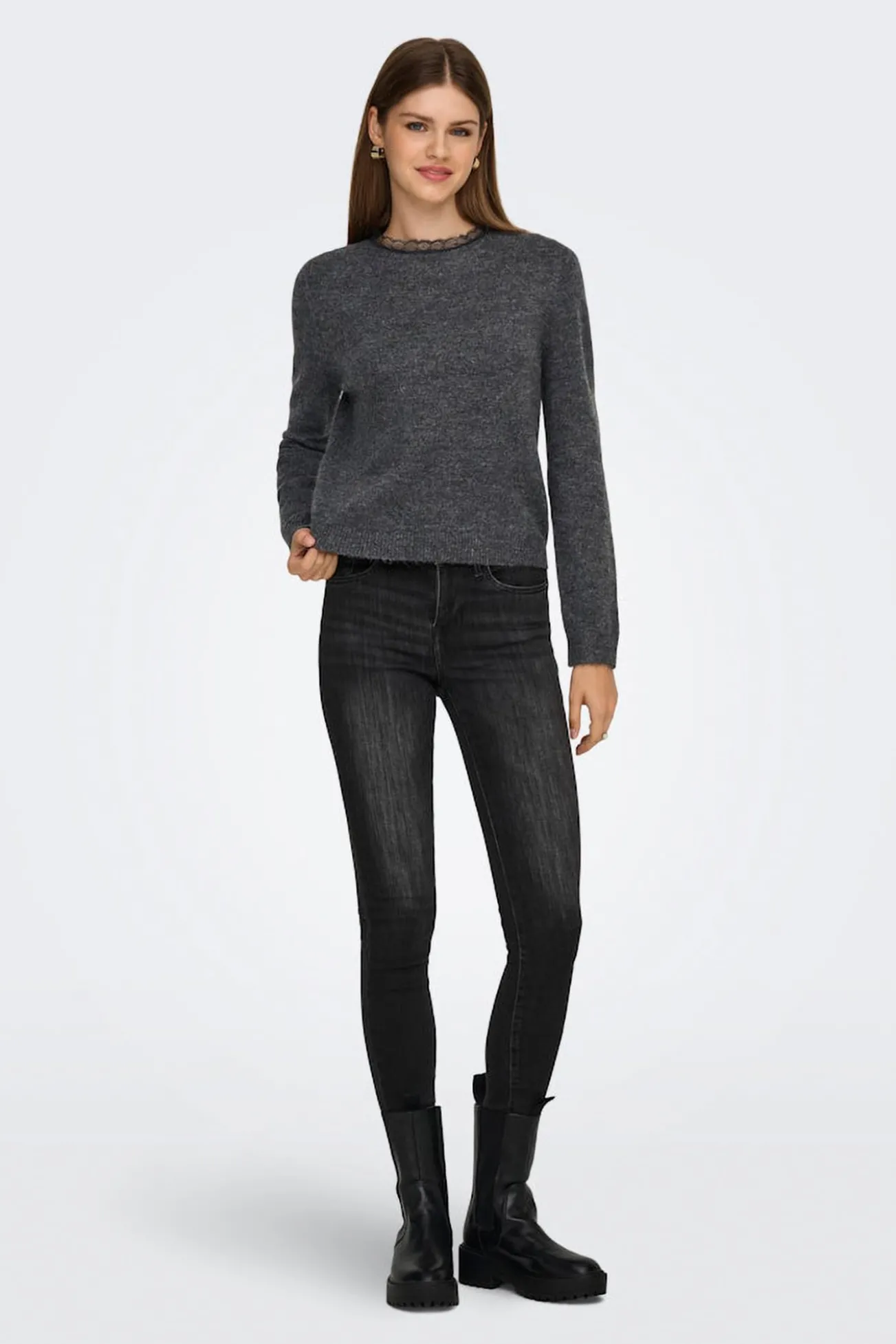 Camisola com renda