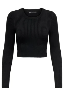 Camisola cropped canelada