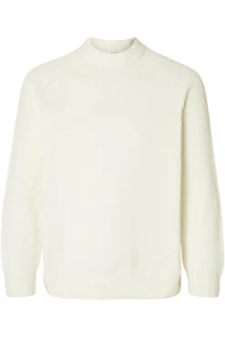 Camisola de gola alta 100% algodão orgânico.