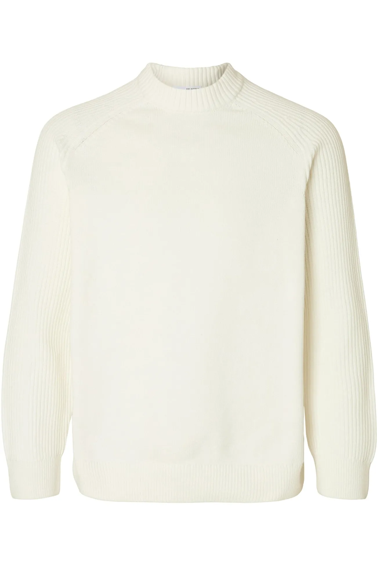Camisola de gola alta 100% algodão orgânico.