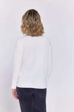 Camisola de gola alta de viscose