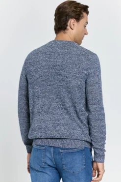 Camisola de gola caixa