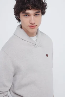 Camisola de gola estilo smoking