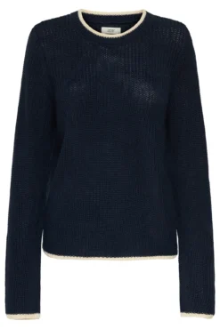 Camisola de gola redonda