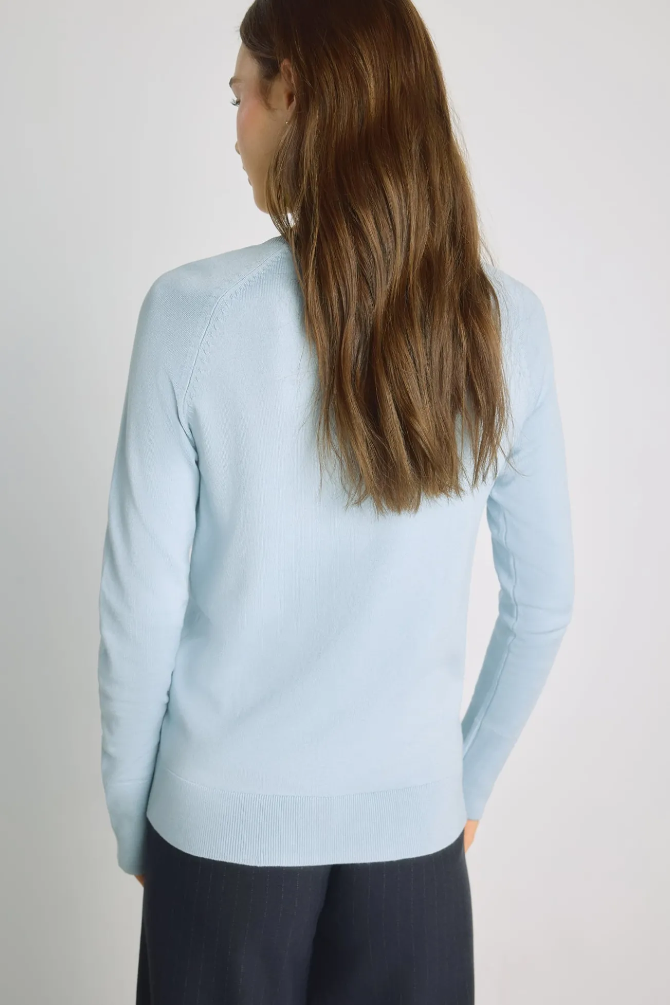 Camisola de gola redonda