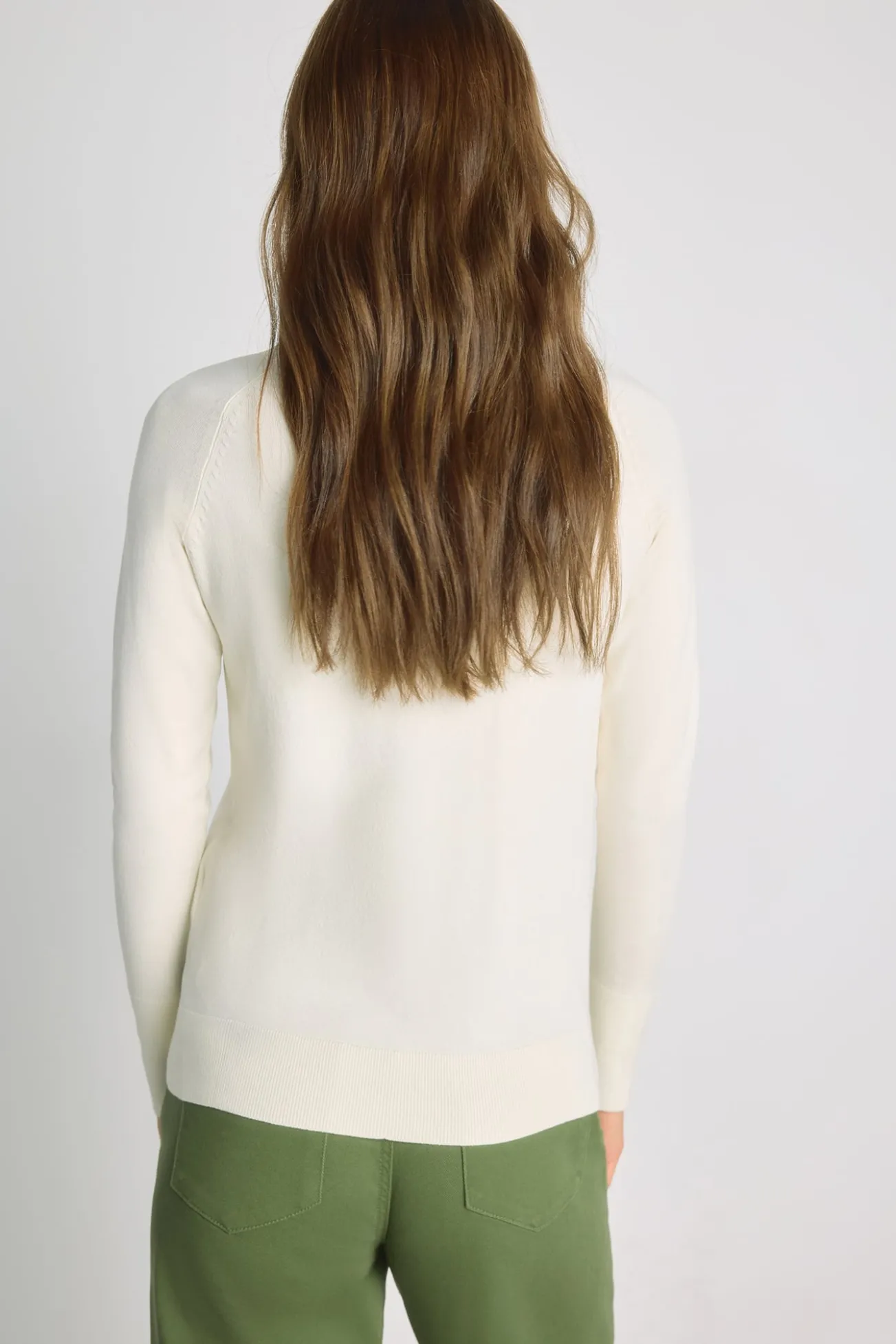 Camisola de gola redonda