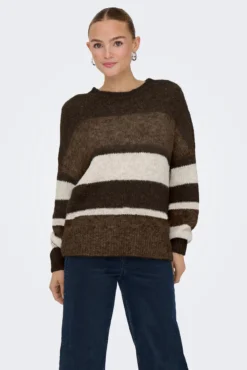 Camisola de gola redonda