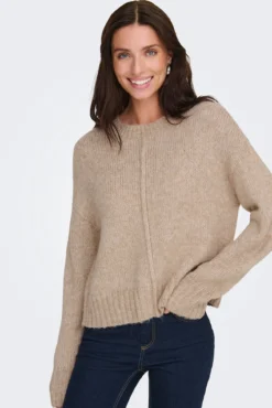 Camisola de gola redonda