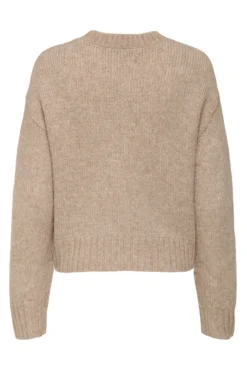 Camisola de gola redonda