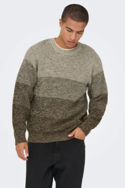 Camisola de gola redonda