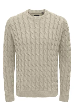 Camisola de gola redonda