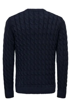 Camisola de gola redonda