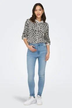Camisola de gola redonda