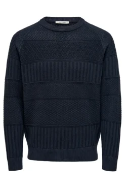 Camisola de gola redonda