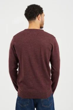 Camisola de gola redonda