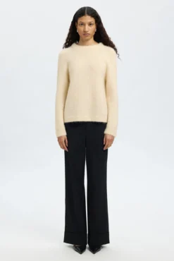 Camisola de laçada de alpaca