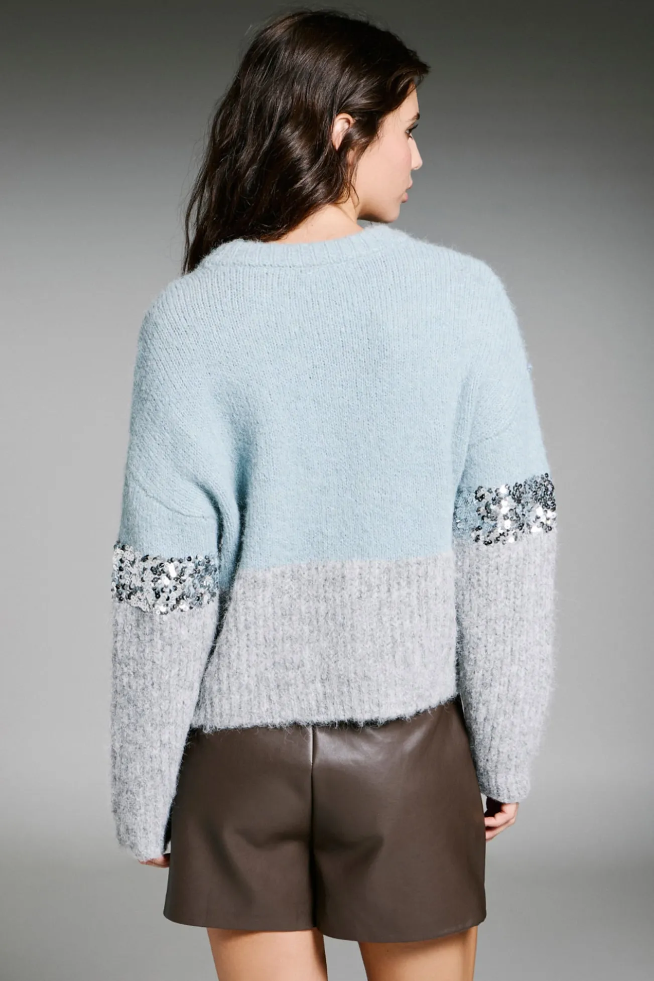 Camisola de lantejoulas