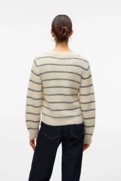Camisola de malha com detalhes em lurex