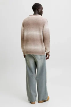 Camisola de malha degradê