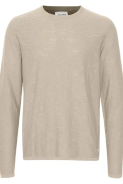 Camisola de malha gola redonda