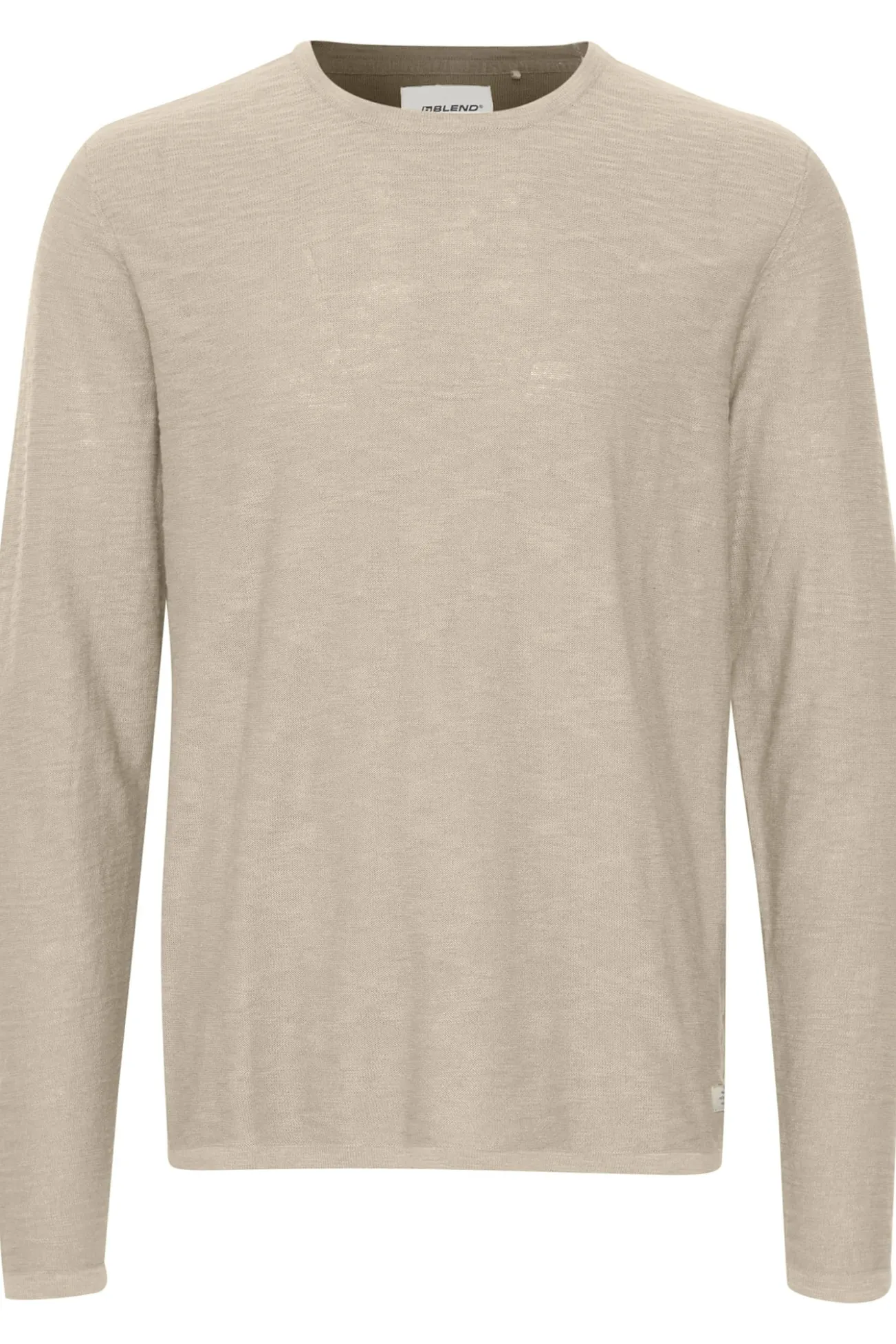 Camisola de malha gola redonda