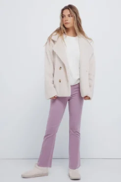 Camisola de malha trançada em chenille