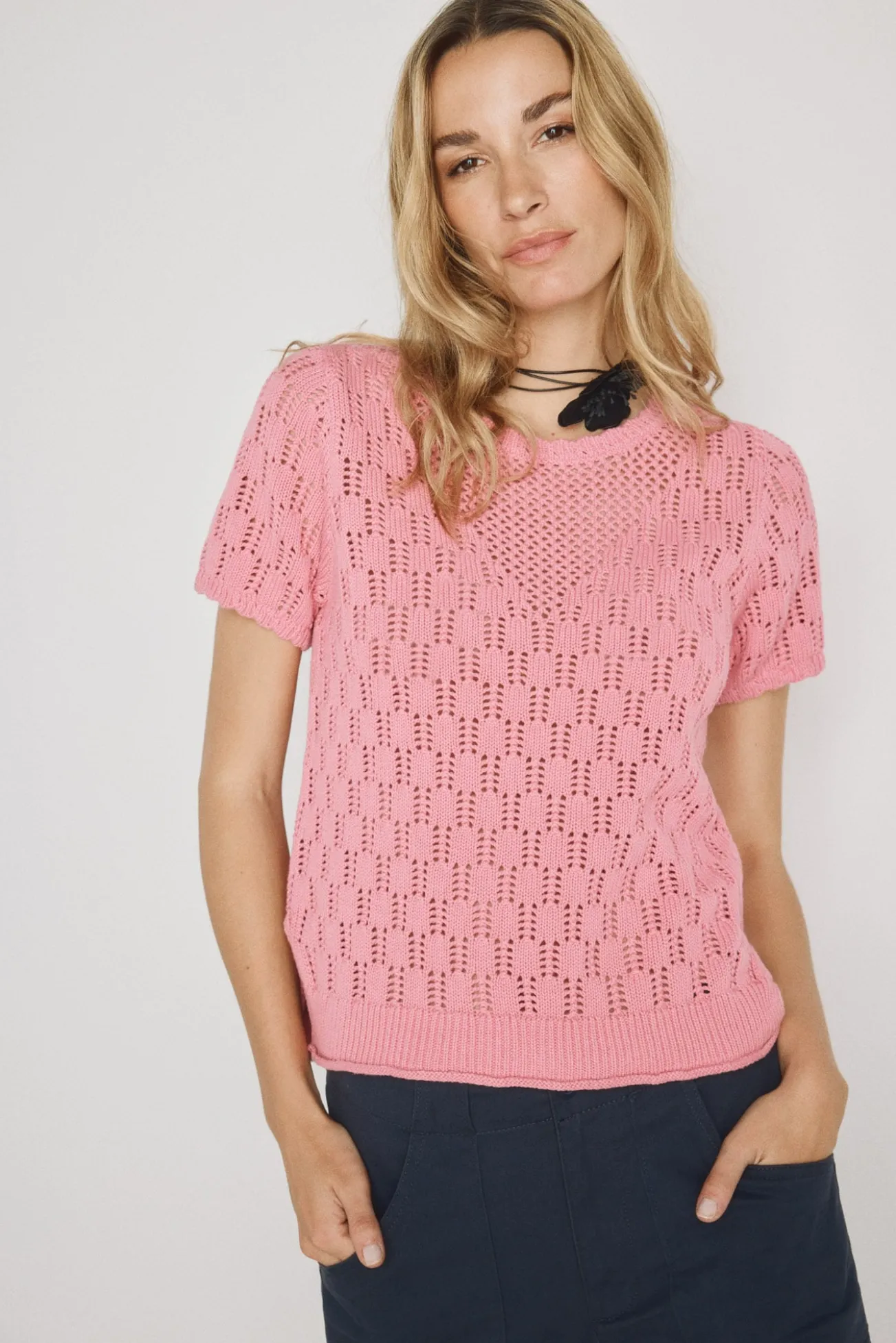 Camisola de manga curta