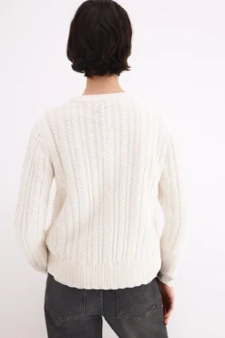 Camisola de oitos cropped