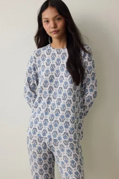 Camisola de pijama floral com efeito térmico Tea Time