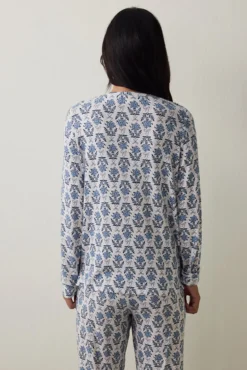 Camisola de pijama floral com efeito térmico Tea Time