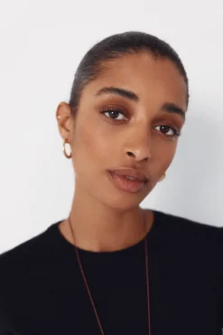 Camisola em malha às riscas