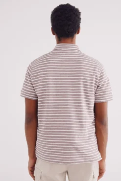 camisola estruturado com microlistras e regular fit