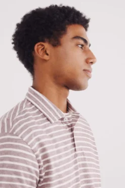 camisola estruturado com microlistras e regular fit