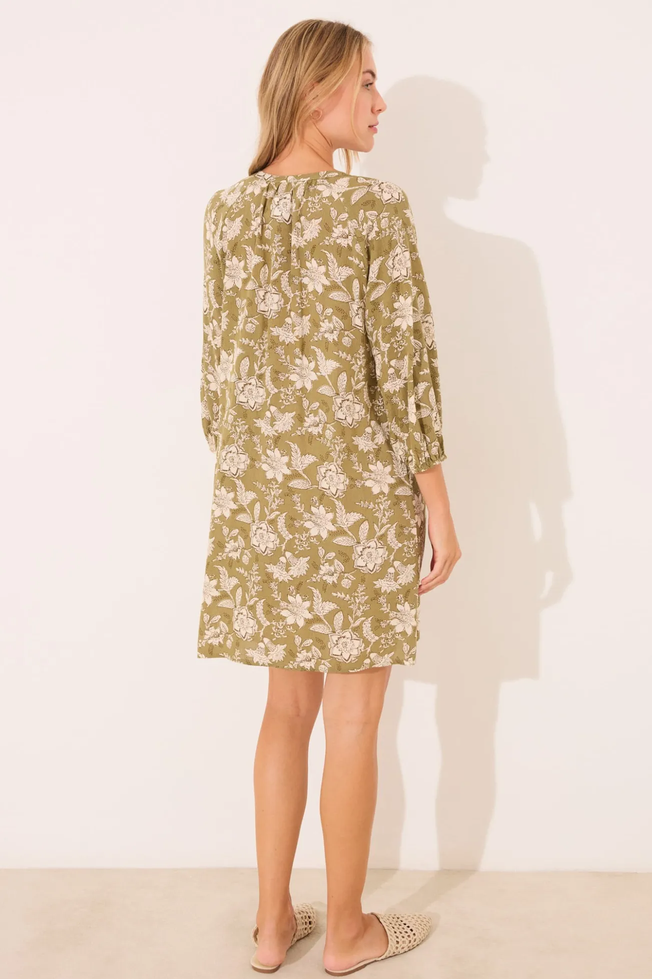 Camisola floral de viscose