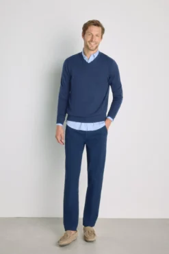 Camisola gola em bico