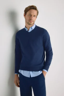 Camisola gola em bico