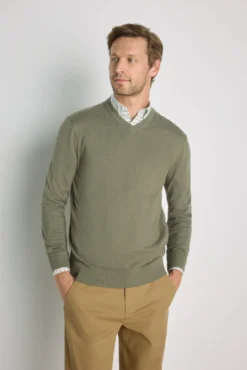 Camisola gola em bico