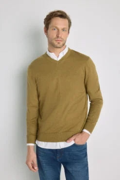 Camisola gola em bico