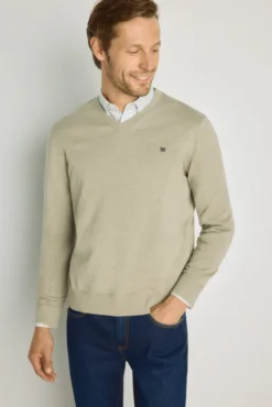 Camisola gola em bico