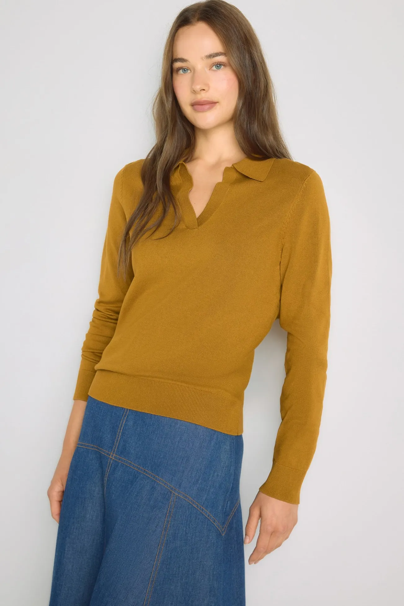 Camisola gola polo
