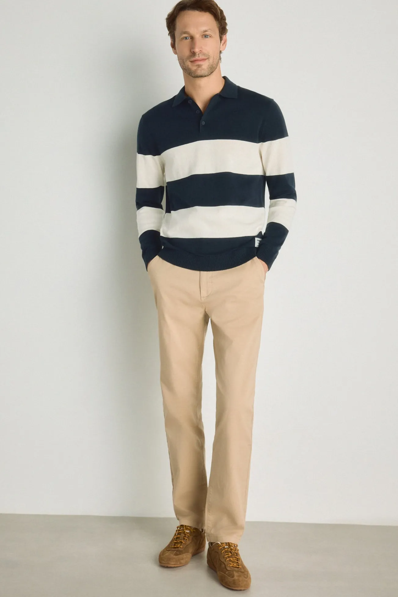 Camisola gola polo