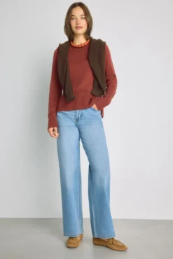 Camisola gola redonda