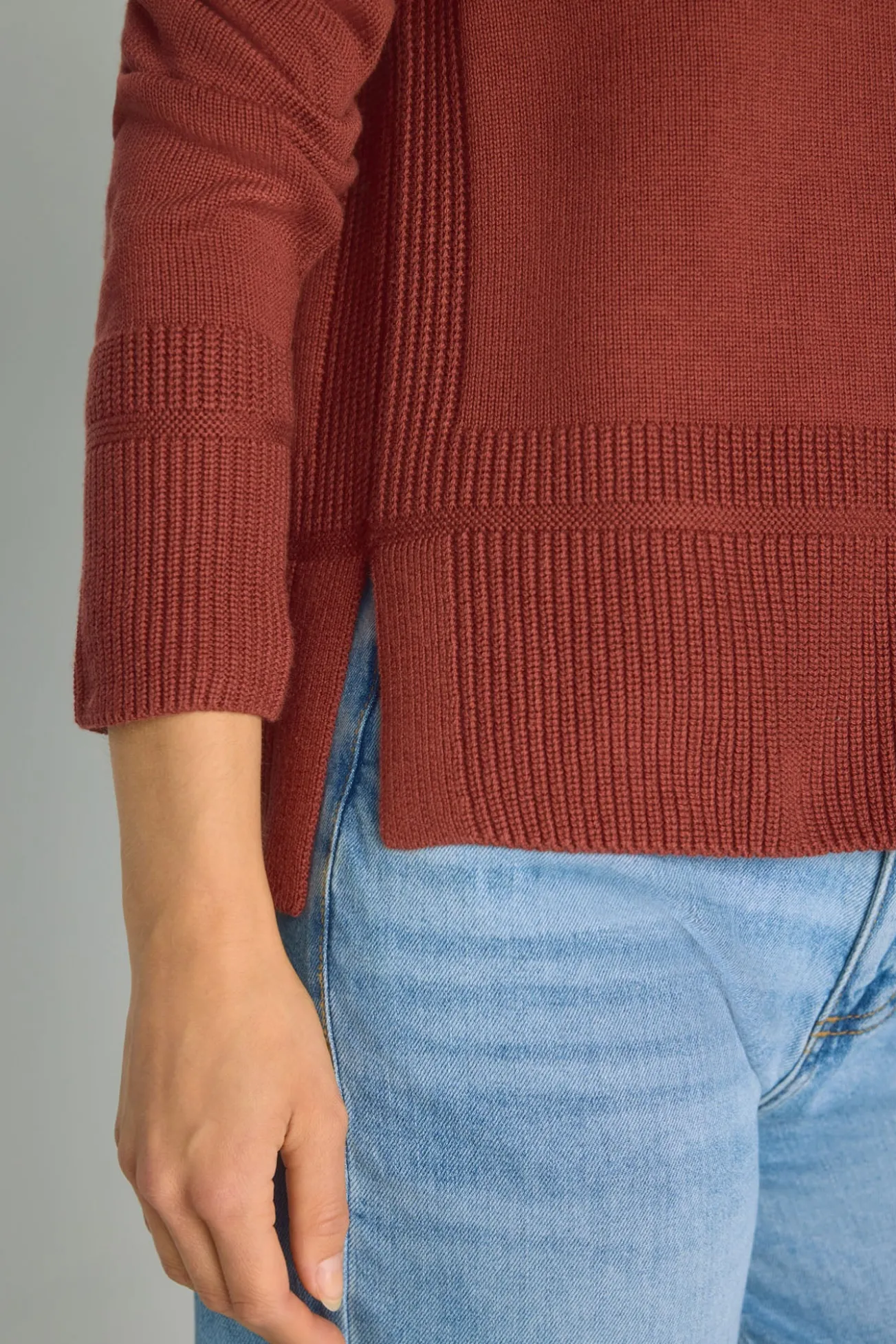 Camisola gola redonda