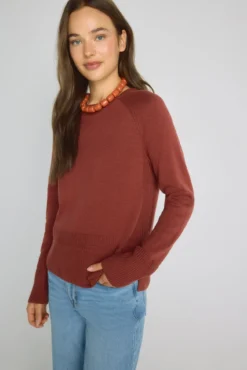 Camisola gola redonda