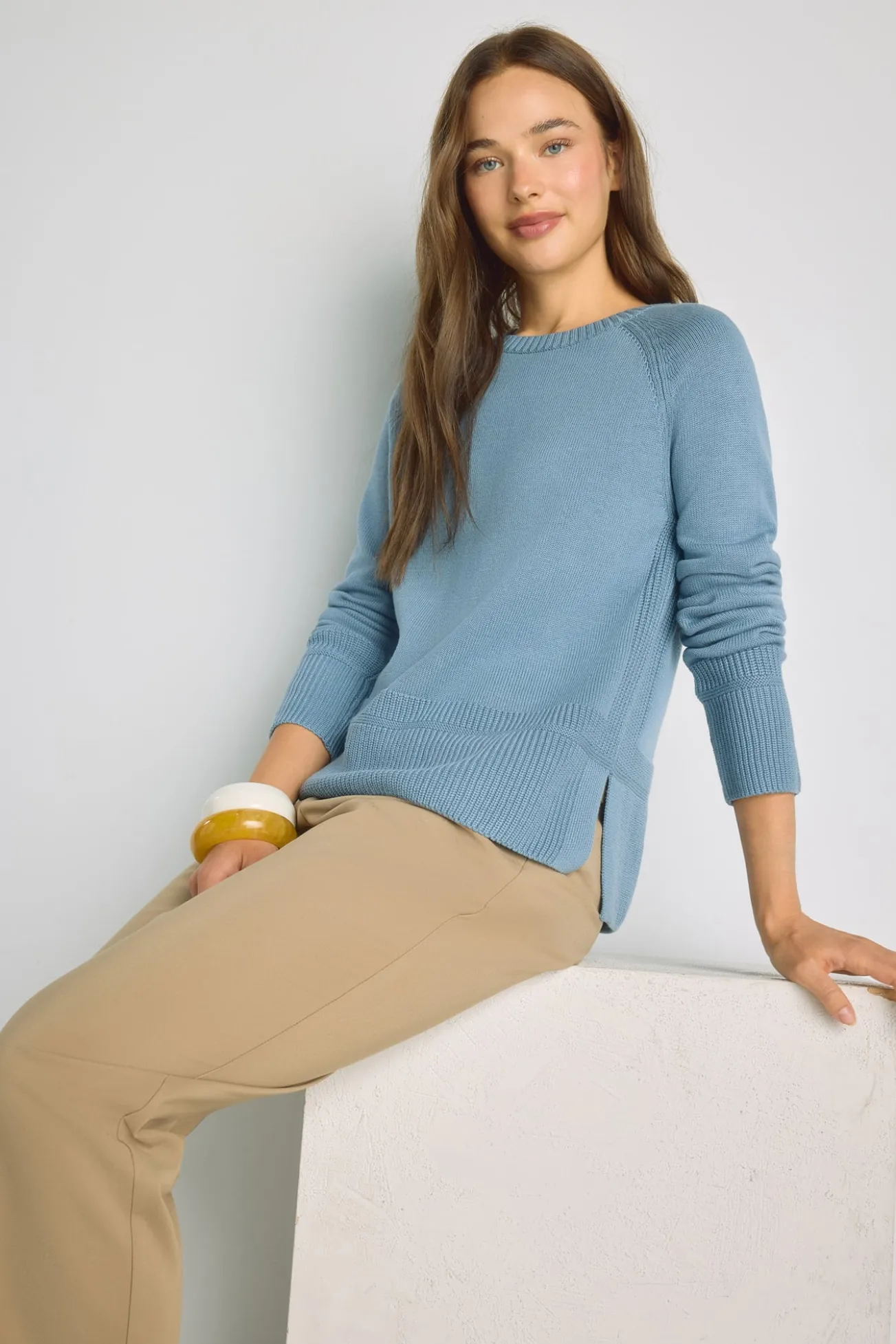 Camisola gola redonda
