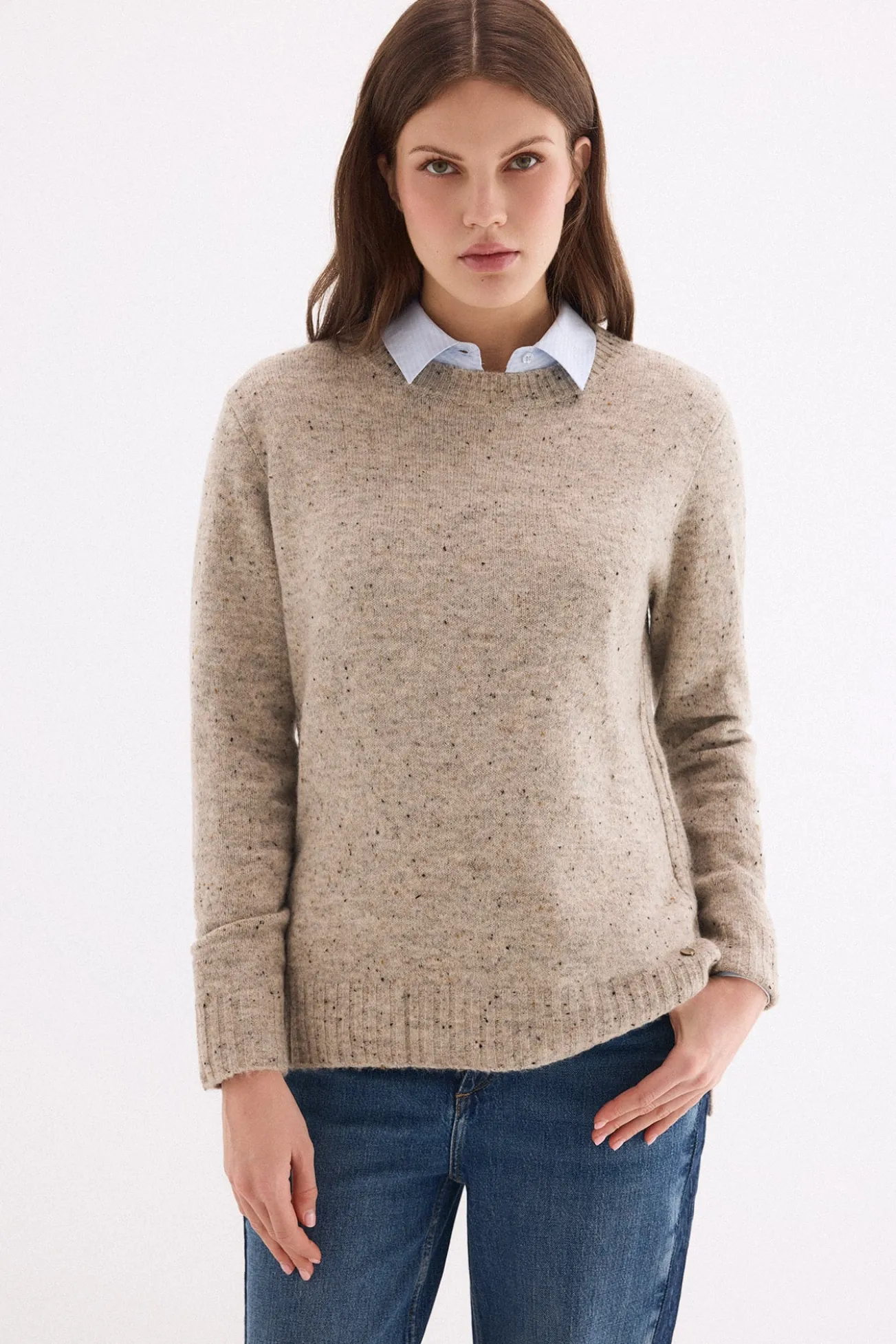 Camisola gola redonda