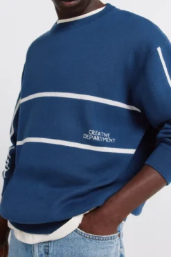 Camisola jacquard texto