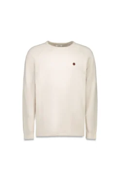 Camisola liso de gola alta